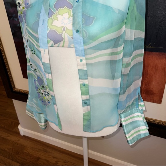 Vintage Jane Doe Collection Mesh Top with matching Bralette/Cami - Picture 9 of 16